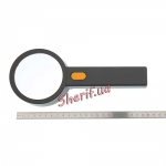 Лупа с ручкой и подсветкой 4x90 1190HB-3