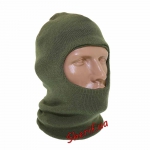 В'язана маска-підшоломник, подвійна Olive