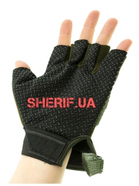 Перчатки тактические беспалые MPACT Mechanix Olive-4