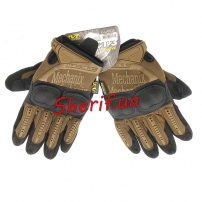 Перчатки Mechanix Wear Mpact 3 FF+плас. кост. Coyote-3