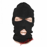 Маска-балаклава 3 вирізи чорн.