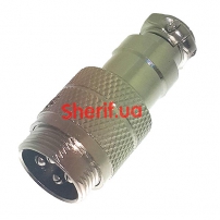 Роз'єм MIC 344 М кріплення на кабель, 4 контакти