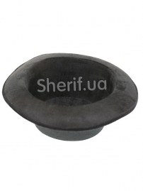 Шляпа Цилиндр велюровый черный-4