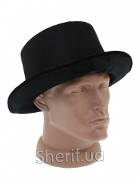 Hat Cylinder velor black