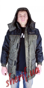 Куртка зимняя Bester Зенит-С хаки+черная отделка