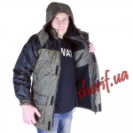 Куртка зимняя Bester Зенит-С хаки+черная отделка