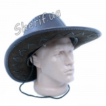 Шляпа Ковбоя кожа (коричневая) 3