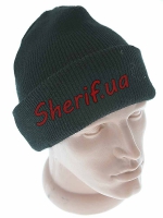 Шапка двойная черная 3