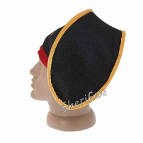 Шапка Пирата с красной повязкой (велюр) 2