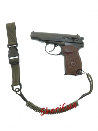 Страховочный шнур пистолетный быстросъемный Olive-2