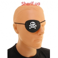 Повязка Пирата на глаз кожаная TVV-2822