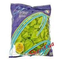 Воздушный шарик 10"(26см) салатовый 100шт