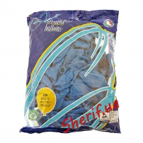 Воздушный шарик 12"(30см) синий 100шт