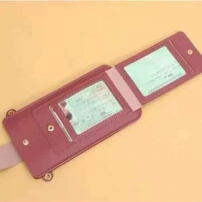 Жіноча сумка для 2-х телефонів, документів та грошей (Dark Pink)