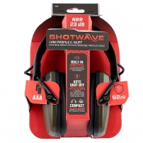 Active headphones Allen Shotwave low-profile earmuff