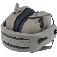 Активные наушники Walker's Dark Earth Tacti-Grip Flat Dark Earth GWP-RSEMRH-MFDE