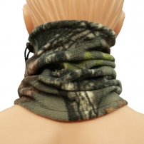 Бафф Охотничий камуфл. (флис) с затяжкой-3