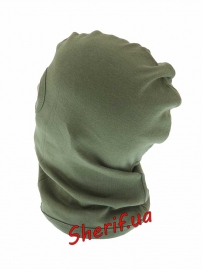 Балаклава MIL-TEK c 1 вырезом хлопок Olive-3