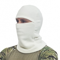 Балаклава плотный флис Белая (Зима)