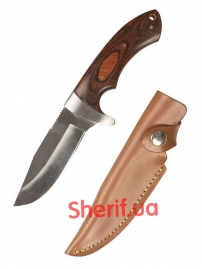 Нож охотничий MIL-TEC с деревянной рукояткой-3