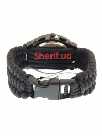 Часы военные MIL-TEC ARMY UHR PARACORD Black-3