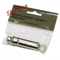 Whistle WHISTLE BOBBY nickel plated MIL-TEC