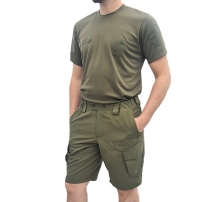 Шорты М-ТМ, ткань мини рип-стоп, оливкового цвета купить