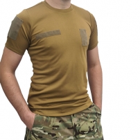 T-shirt COOL PASS with velcro, Coyote color
