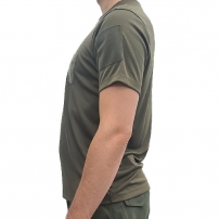 купить в Днепре Футболка COOL PASS с велкро велюром, оливкового цвета