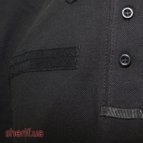 Футболка поло черная Полиция-9