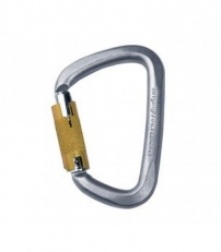 Carabiner Singing Rock D Steel Triple Lock Screw Gate 50 kN