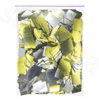 Конфетти золото/серебро Premium 2,5*2,5, 1уп. (0,5кг)