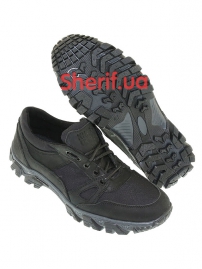 Комбинированные кроссовки на мембране Black (6)-3