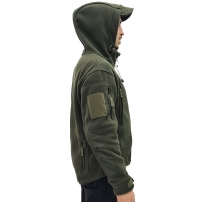 Куртка флисовая с капюшоном, Olive (M-TM)