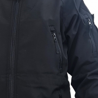 Куртка-ветровка Milt-02 черная, Soft Shell