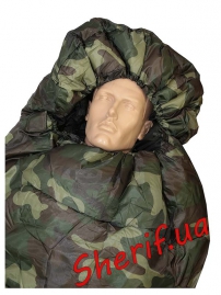 Мешок спальный MIL-TEC 2-слойный Woodland (-10C)-5