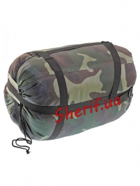 Мешок спальный MIL-TEC 2-слойный Woodland (-10C)-7