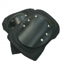 Black knee pads. oval (set)