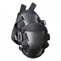 Knee pads Black trident (set)