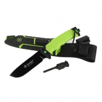 Ніж Ganzo зелений з паракордом