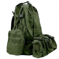 Рюкзак большой с подсумками Olive, 55 л