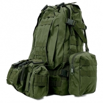Рюкзак большой с подсумками Olive, 55 л