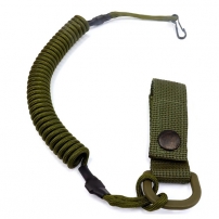 Шнур страхувальний спіральний olive (паракорд)