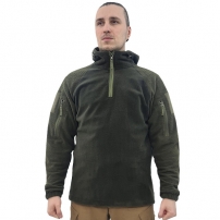 Сорочка тактична UBACS на флісовій основі з капюшоном, Олива (М-ТМ)