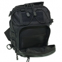 Сумка наплечная тактическая (20х26см) Black