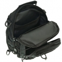 Сумка наплечная тактическая (20х26см) Black