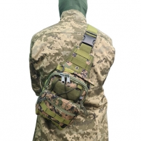 Сумка Pixel Green EDC наплічна тактична (20х26см)