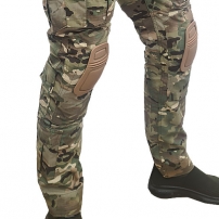 КУПИТЬ В ДНЕПРЕ Тактические штаны Multicam с наколенниками HAN-WILD