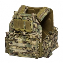 Tactical vest Plate Carrier Multicam YAKEDA with pouches