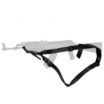 Тактичний триточковий ремінь DANAPER Silent Sling Black Magnetic